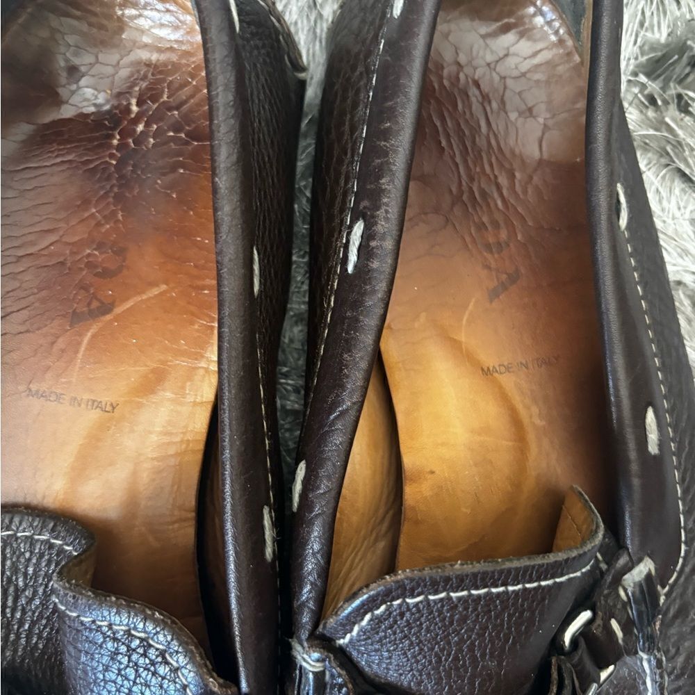 COPY - Prada Loafers logo flat driving shoes classic dress shoes y2k - Picture 3 of 8